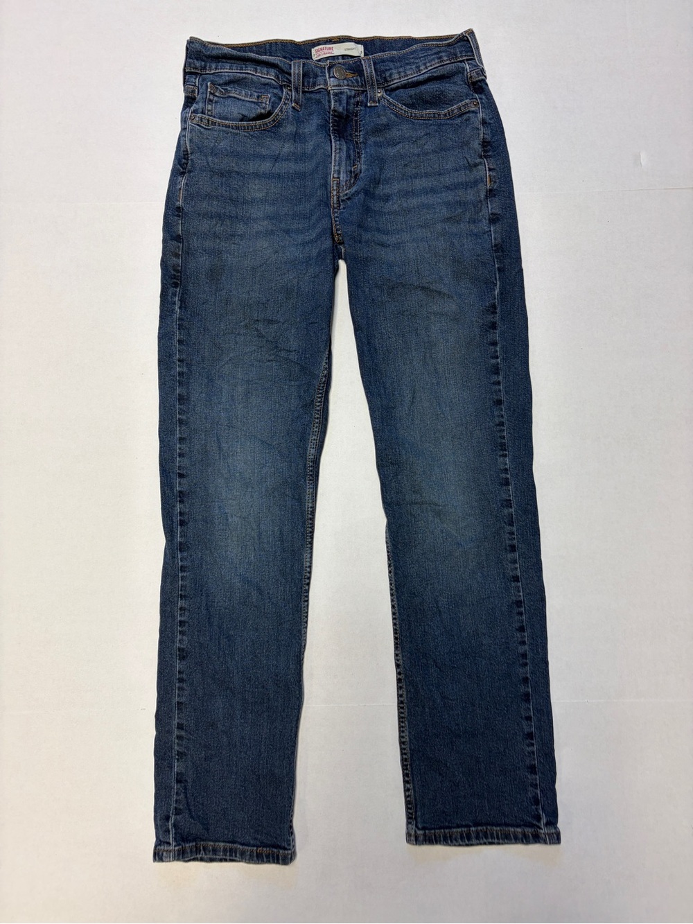Signature by Levi Strauss Straight Jeans Men’s W29 L30 Medium Wash Denim